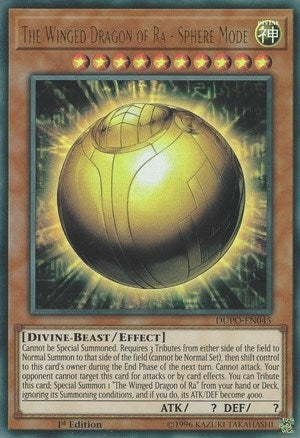 Image for The Winged Dragon of Ra - Sphere Mode (Duel Power) (DUPO-EN045) - YuGiOh