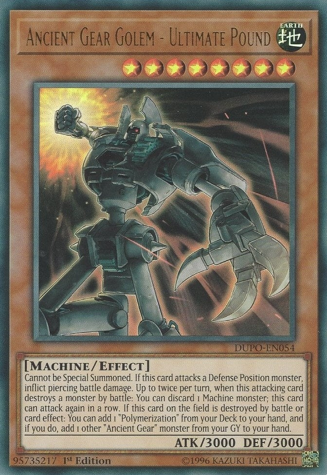 Image for Ancient Gear Golem - Ultimate Pound (Duel Power) (DUPO-EN054) - YuGiOh