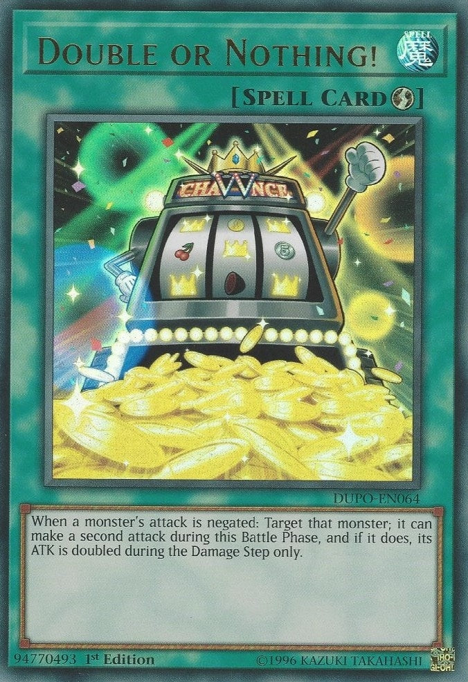 Image for Double or Nothing! (Duel Power) (DUPO-EN064) - YuGiOh