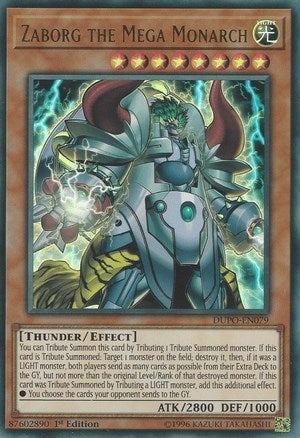 Image for Zaborg the Mega Monarch (Duel Power) (DUPO-EN079) - YuGiOh