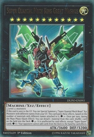 Image for Super Quantal Mech King Great Magnus (Duel Power) (DUPO-EN093) - YuGiOh