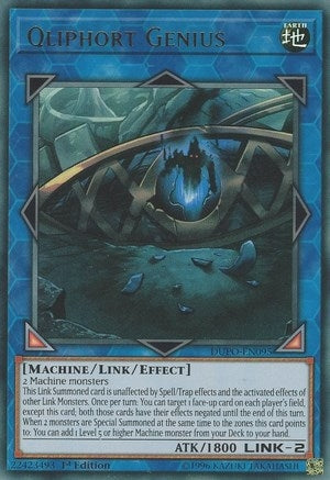 Image for Qliphort Genius (Duel Power) (DUPO-EN095) - YuGiOh