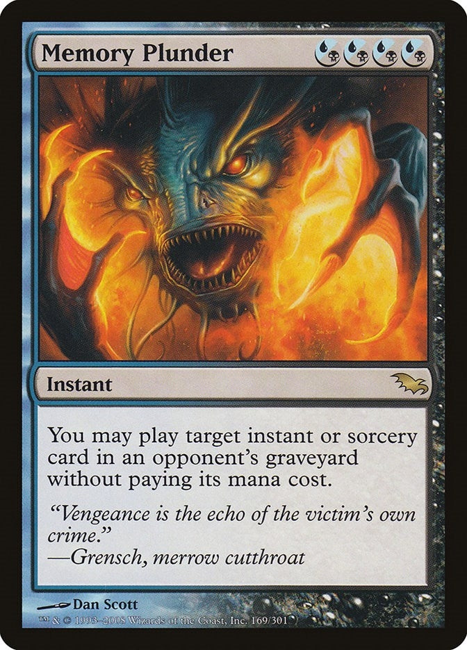 Image for Memory Plunder (Shadowmoor) (169) - Magic: The Gathering