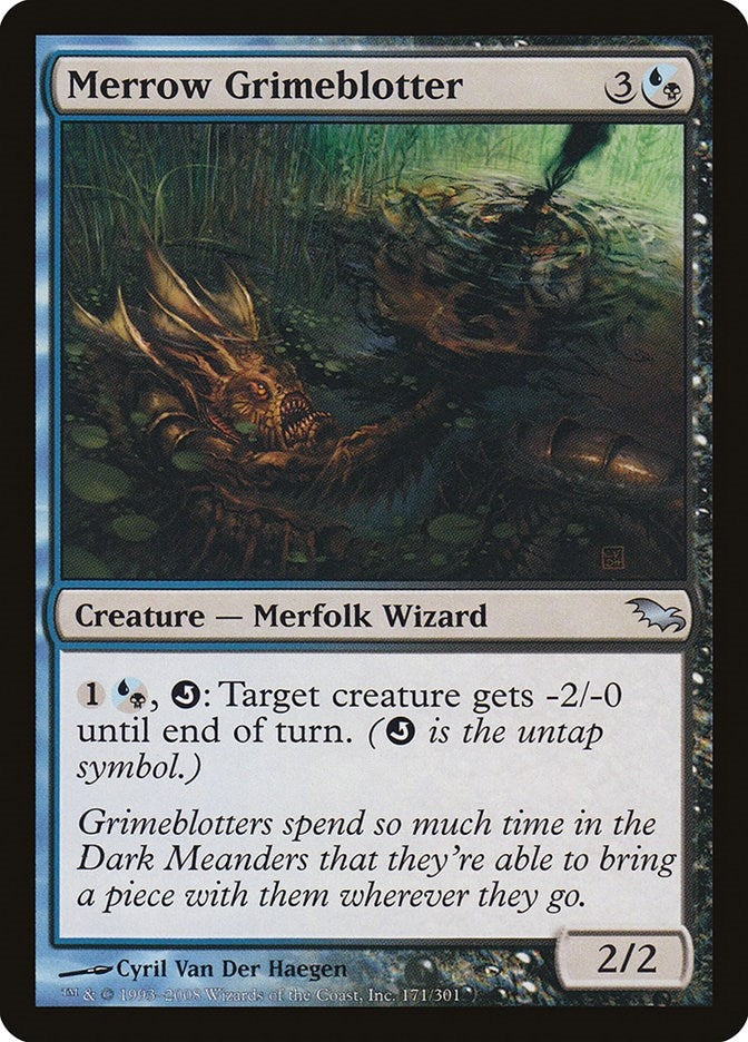 Image for Merrow Grimeblotter (Shadowmoor) (171) - Magic: The Gathering