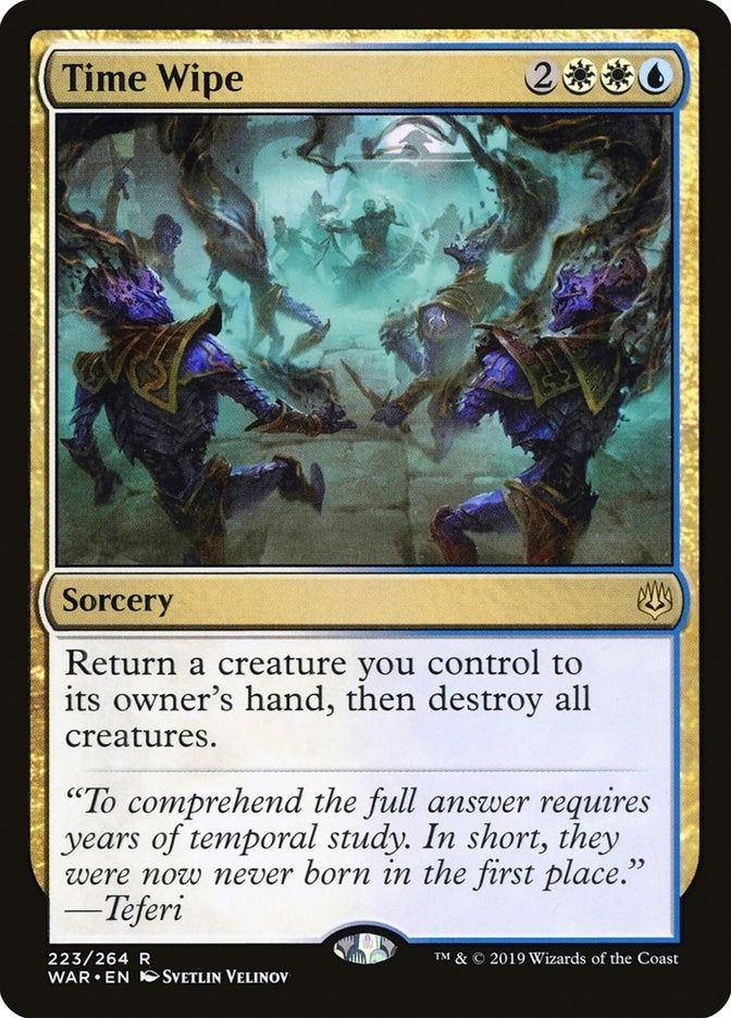 Image for Time Wipe (War of the Spark) (223) - Magic: The Gathering