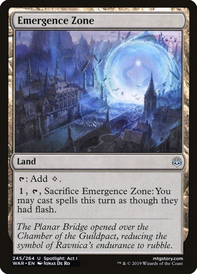 Image for Emergence Zone (War of the Spark) (245) - Magic: The Gathering