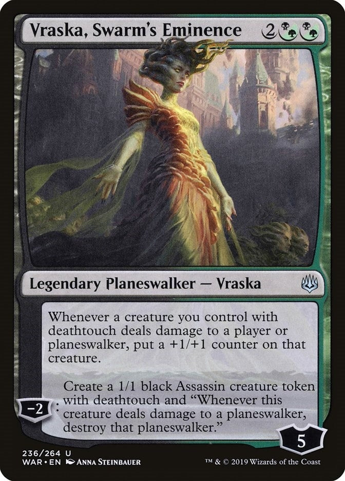 Image for Vraska, Swarm's Eminence (War of the Spark) (236) - Magic: The Gathering