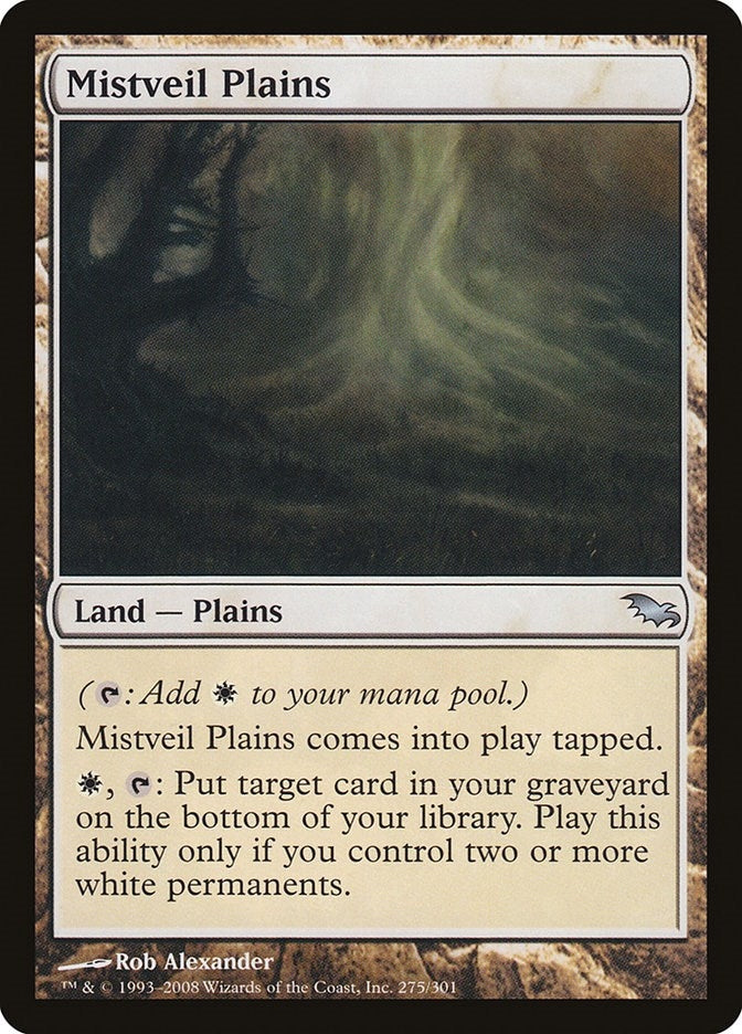 Image for Mistveil Plains (Shadowmoor) (275) - Magic: The Gathering