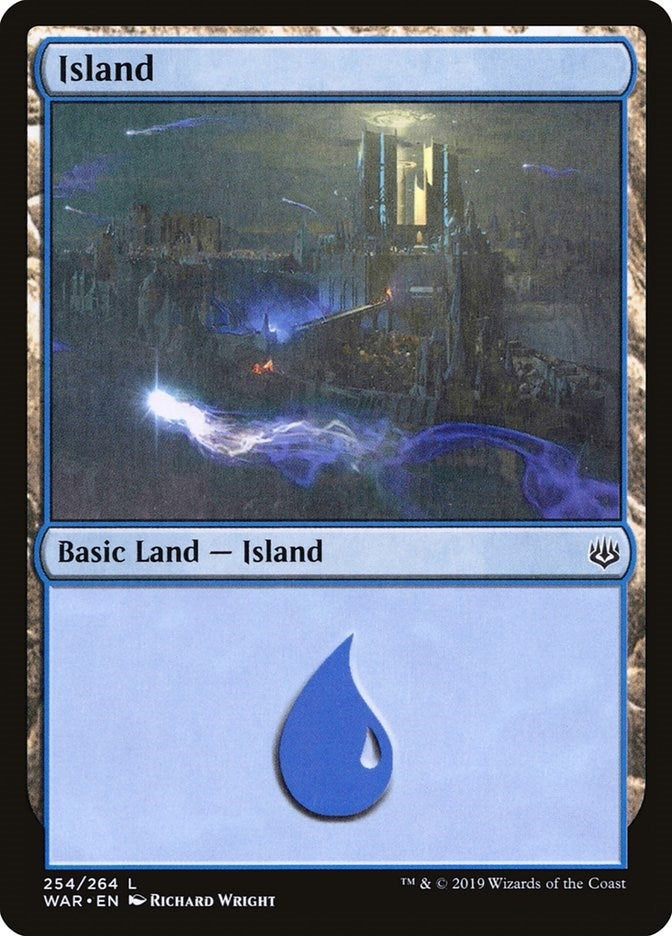 Image for Island (254) (War of the Spark) (254) - Magic: The Gathering