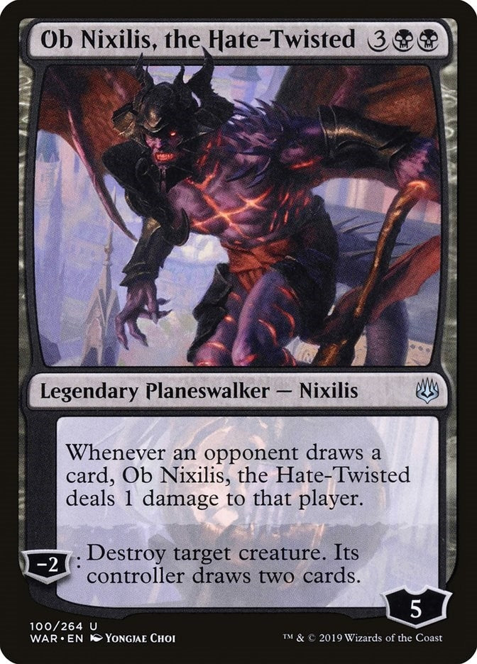 Image for Ob Nixilis, the Hate-Twisted (War of the Spark) (100) - Magic: The Gathering
