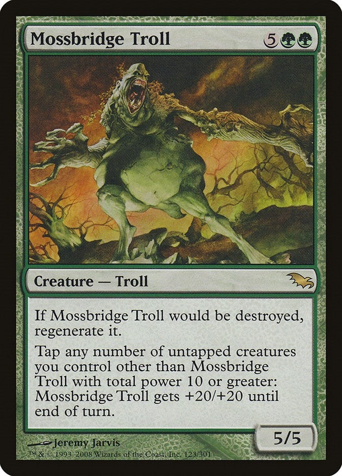Image for Mossbridge Troll (Shadowmoor) (123) - Magic: The Gathering