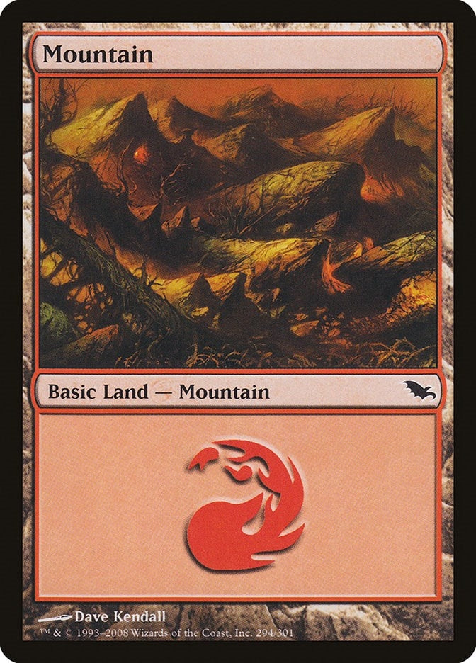 Image for Mountain (294) (Shadowmoor) (294) - Magic: The Gathering