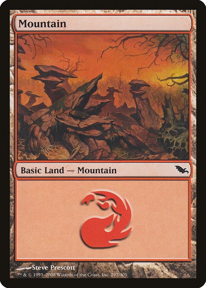 Image for Mountain (297) (Shadowmoor) (297) - Magic: The Gathering