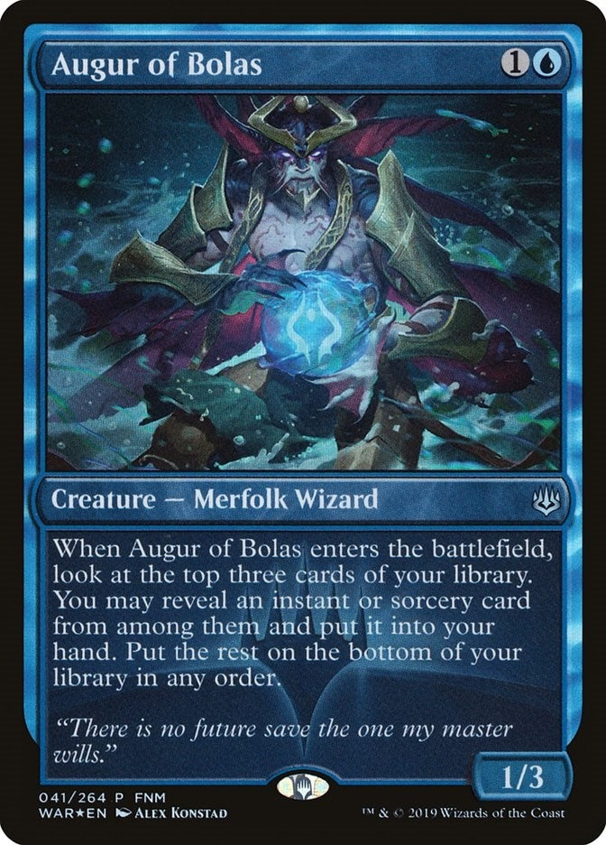 Image for Augur of Bolas (FNM Promos) (41) - Magic: The Gathering