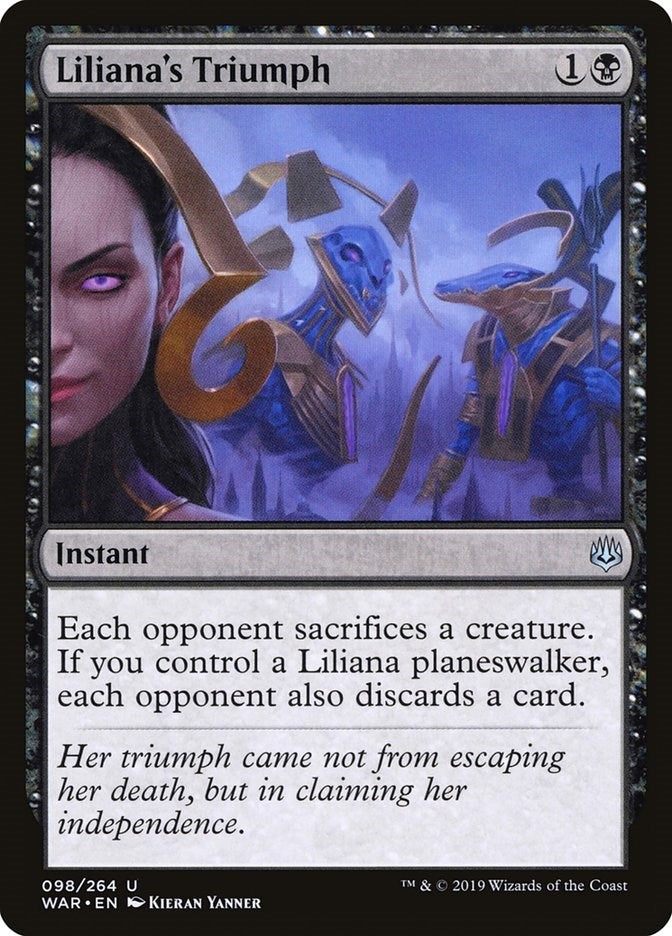 Image for Liliana's Triumph (War of the Spark) (98) - Magic: The Gathering