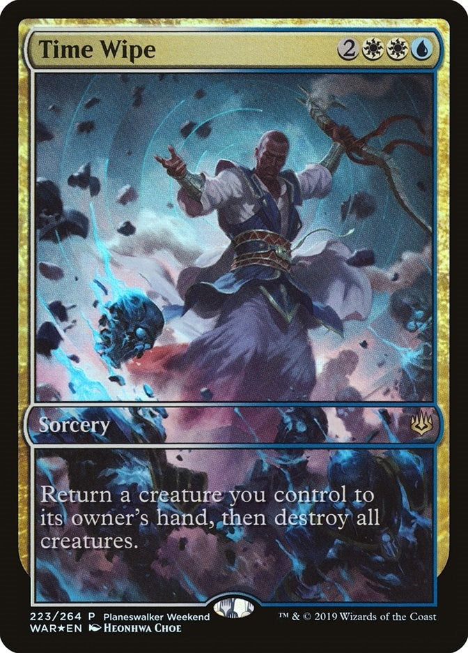 Image for Time Wipe (Planeswalker Event Promos) (223) - Magic: The Gathering