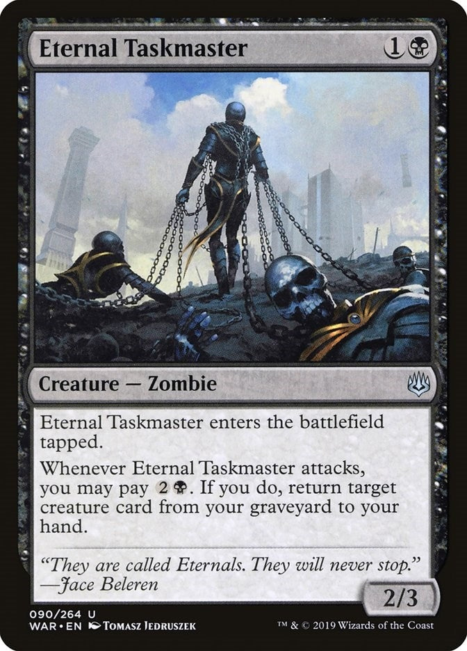 Image for Eternal Taskmaster (War of the Spark) (90) - Magic: The Gathering