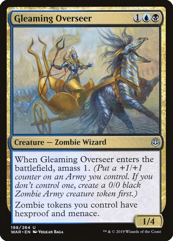 Image for Gleaming Overseer (War of the Spark) (198) - Magic: The Gathering
