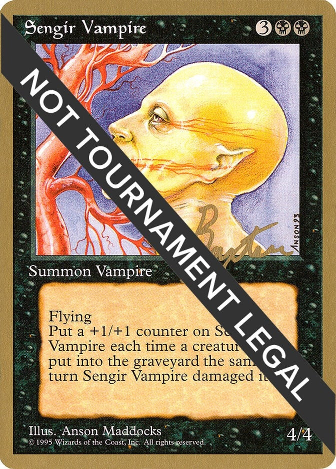 Image for Sengir Vampire - 1996 George Baxter (4ED) (World Championship Decks) - Magic: The Gathering