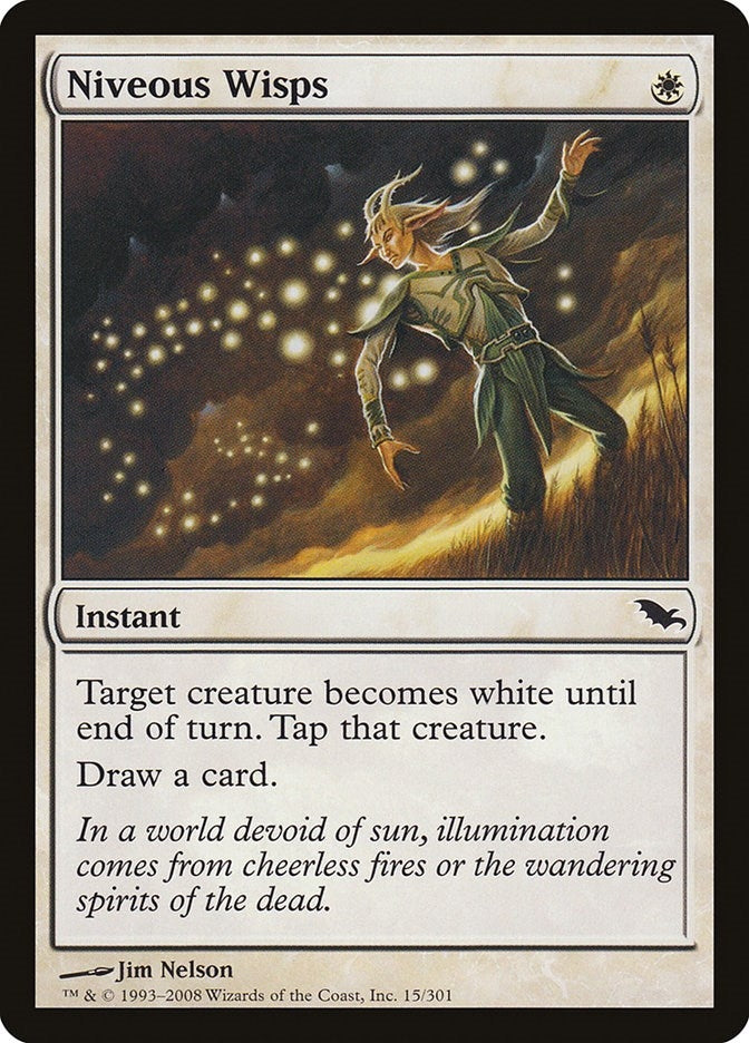 Image for Niveous Wisps (Shadowmoor) (15) - Magic: The Gathering