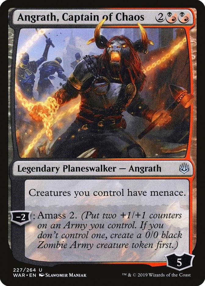 Image for Angrath, Captain of Chaos (War of the Spark) (227) - Magic: The Gathering