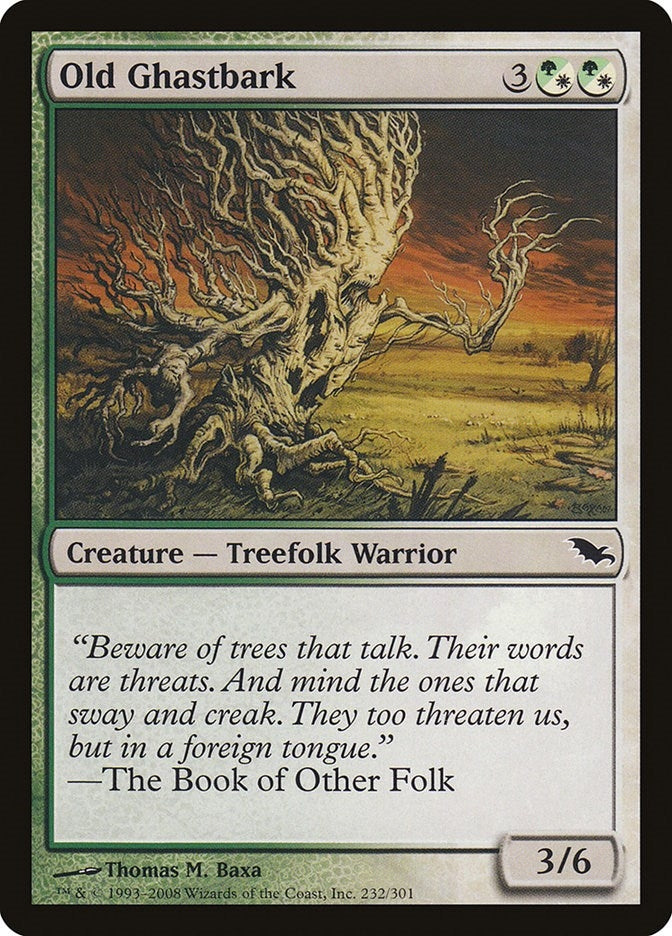 Image for Old Ghastbark (Shadowmoor) (232) - Magic: The Gathering