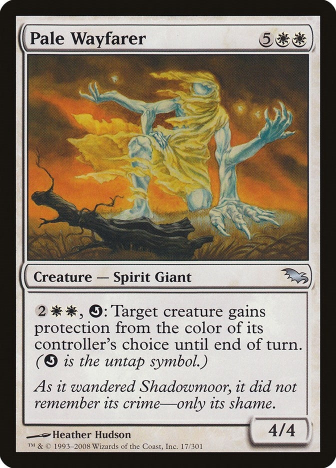 Image for Pale Wayfarer (Shadowmoor) (17) - Magic: The Gathering