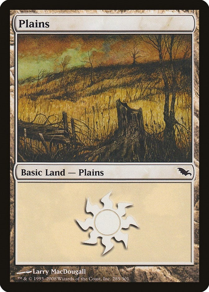 Image for Plains (285) (Shadowmoor) (285) - Magic: The Gathering