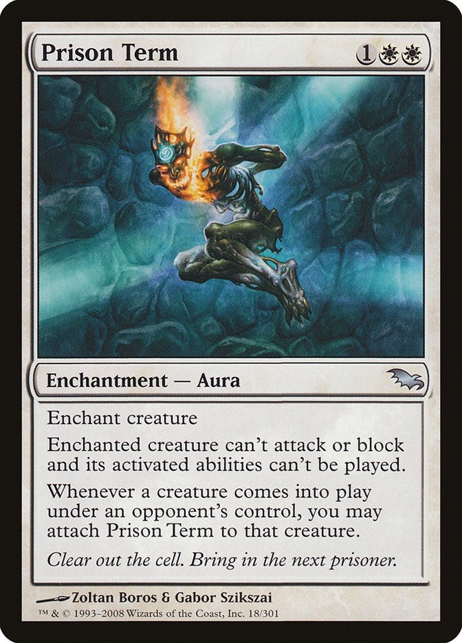 Image for Prison Term (Shadowmoor) (18) - Magic: The Gathering