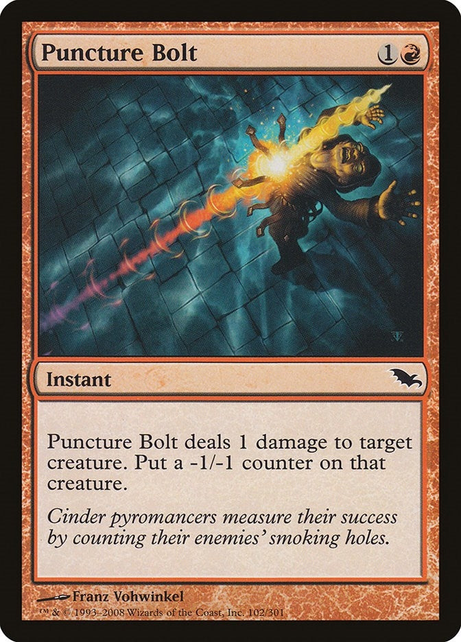 Image for Puncture Bolt (Shadowmoor) (102) - Magic: The Gathering