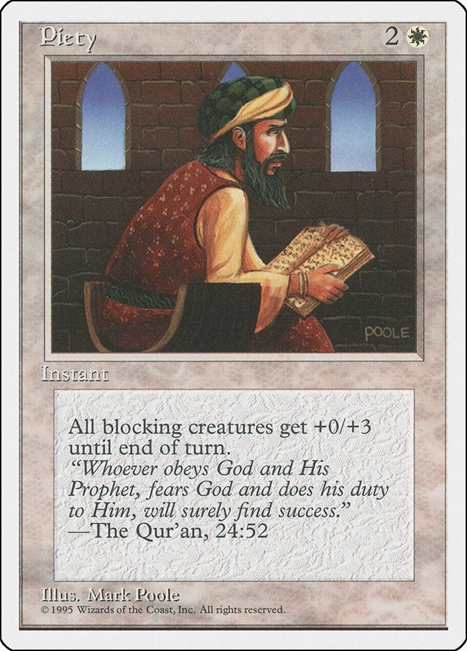 Image for Piety (Fourth Edition) - Magic: The Gathering