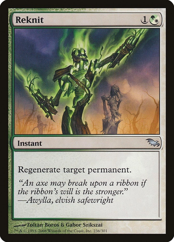 Image for Reknit (Shadowmoor) (236) - Magic: The Gathering