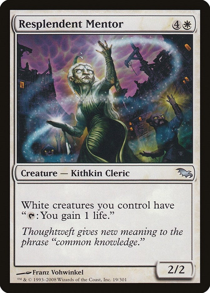 Image for Resplendent Mentor (Shadowmoor) (19) - Magic: The Gathering