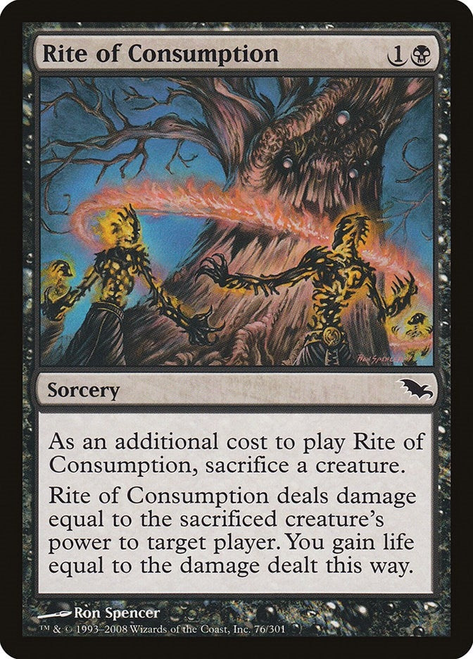 Image for Rite of Consumption (Shadowmoor) (76) - Magic: The Gathering