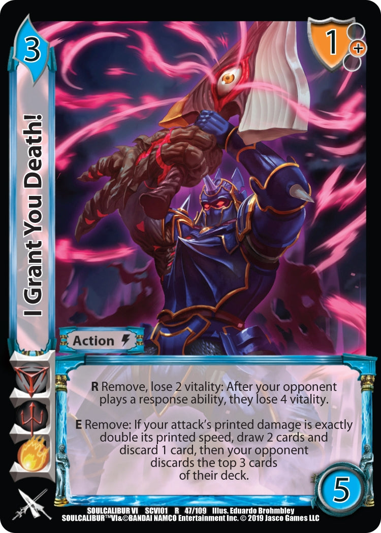 Image for I Grant You Death! (SoulCalibur VI) (47) - UniVersus