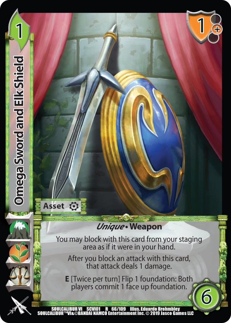 Image for Omega Sword and Elk Shield (SoulCalibur VI) (66) - UniVersus