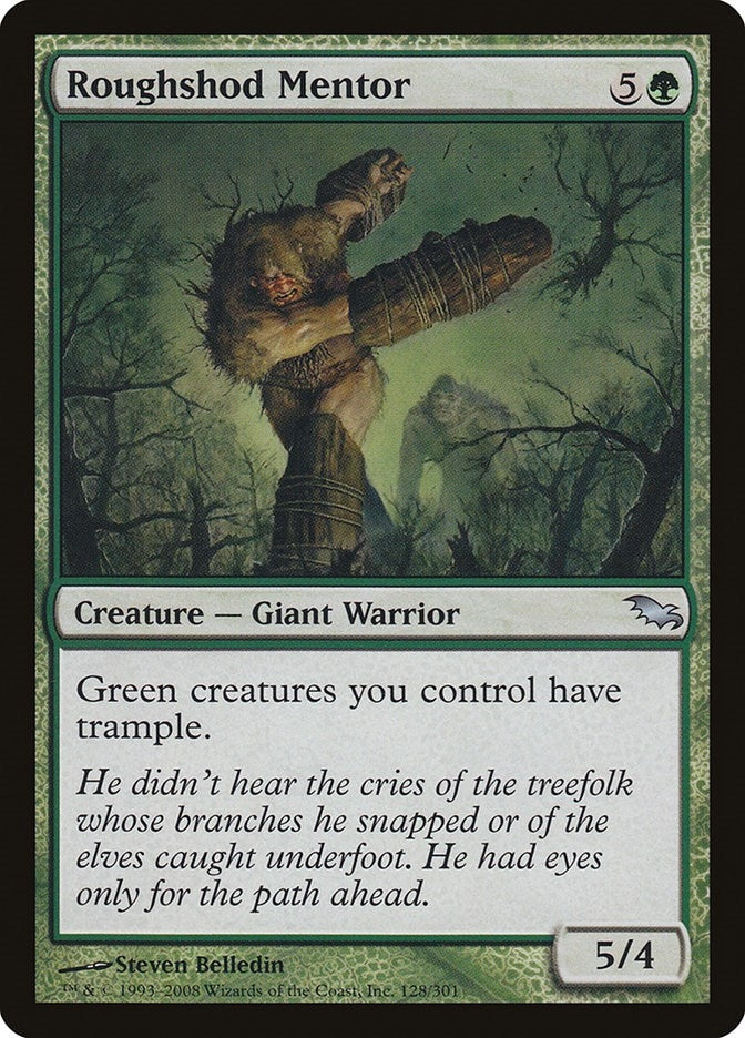 Image for Roughshod Mentor (Shadowmoor) (128) - Magic: The Gathering