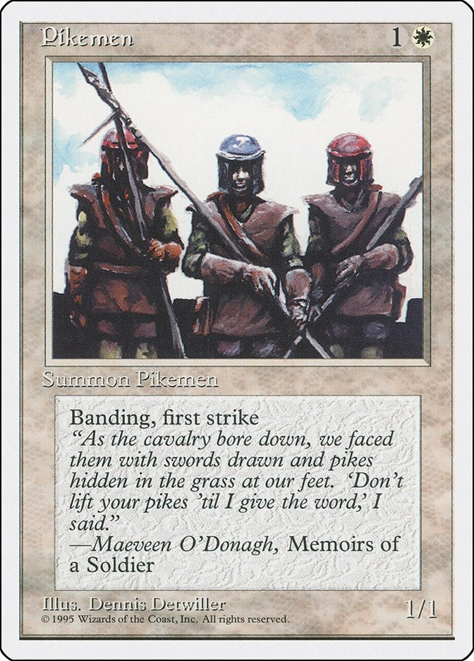 Image for Pikemen (Fourth Edition) - Magic: The Gathering