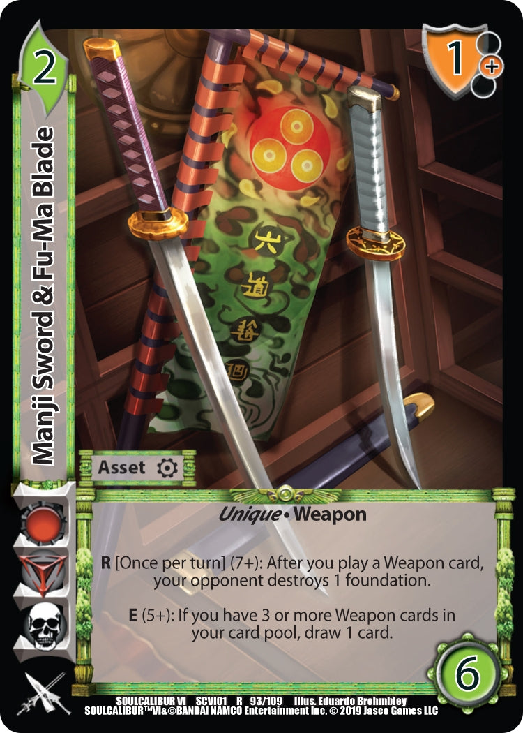 Image for Manji Sword & Fu-Ma Blade (SoulCalibur VI) (93) - UniVersus