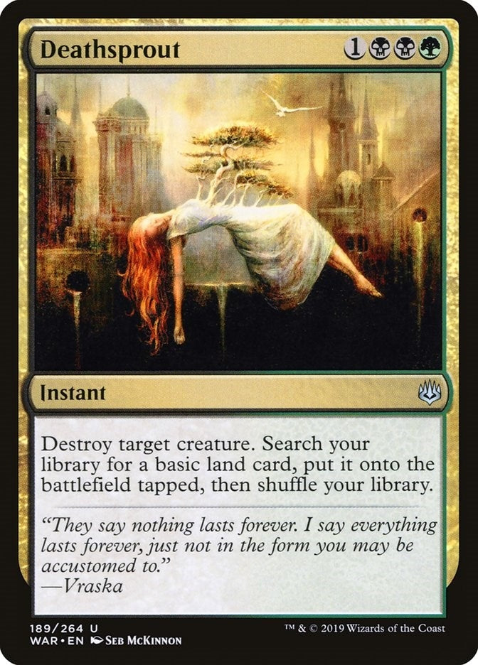 Image for Deathsprout (War of the Spark) (189) - Magic: The Gathering