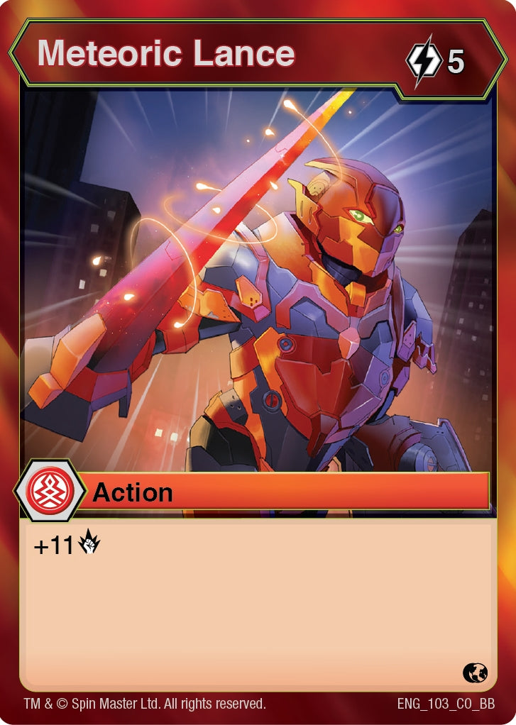 Image for Meteoric Lance (Battle Brawlers) (103) - Bakugan TCG
