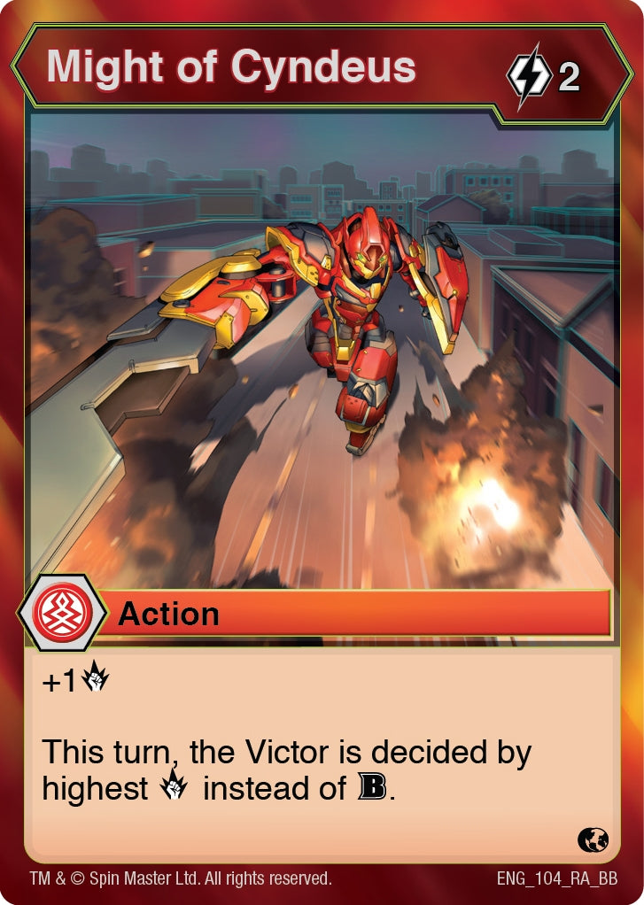 Image for Might of Cyndeus (Battle Brawlers) (104) - Bakugan TCG