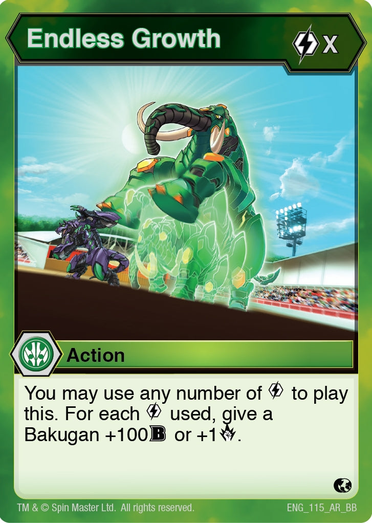 Image for Endless Growth (Battle Brawlers) (115) - Bakugan TCG