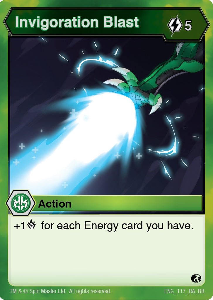 Image for Invigoration Blast (Battle Brawlers) (117) - Bakugan TCG