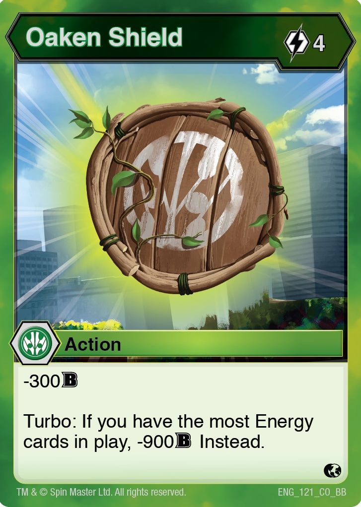 Image for Oaken Shield (Battle Brawlers) (121) - Bakugan TCG