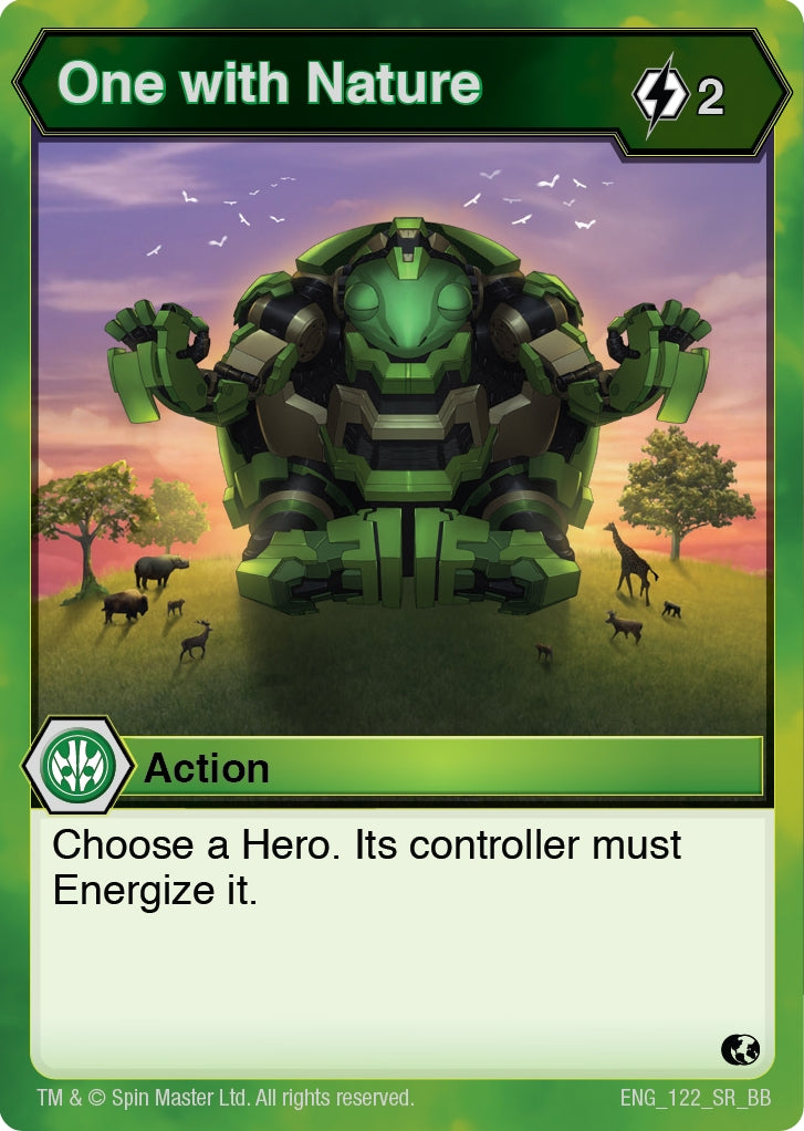 Image for One with Nature (Battle Brawlers) (122) - Bakugan TCG