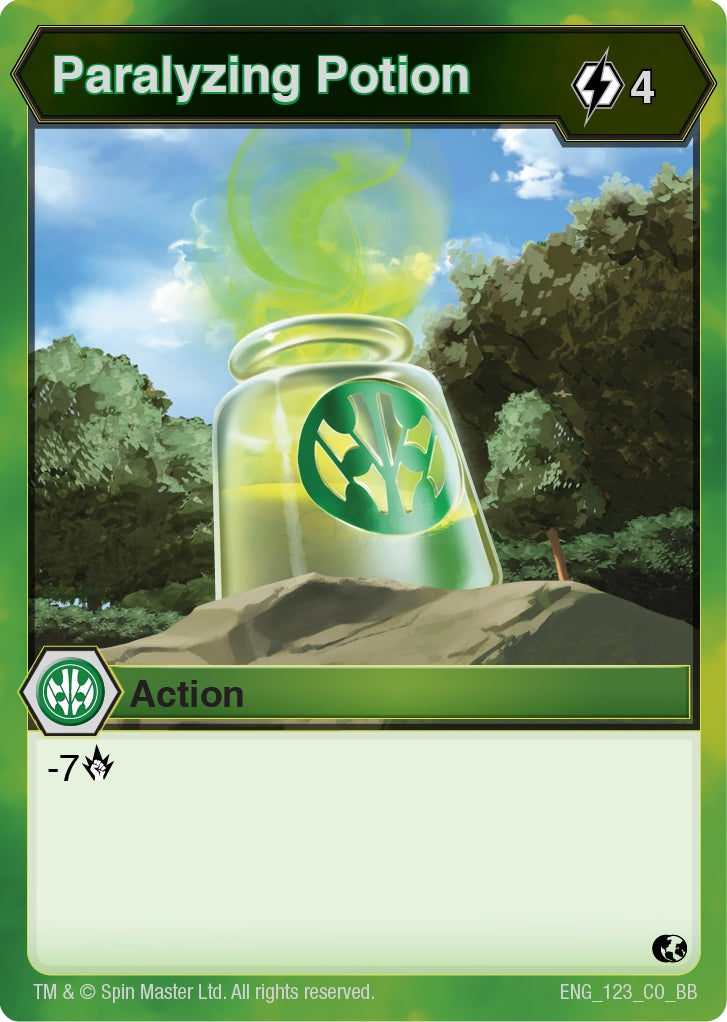 Image for Paralyzing Potion (Battle Brawlers) (123) - Bakugan TCG