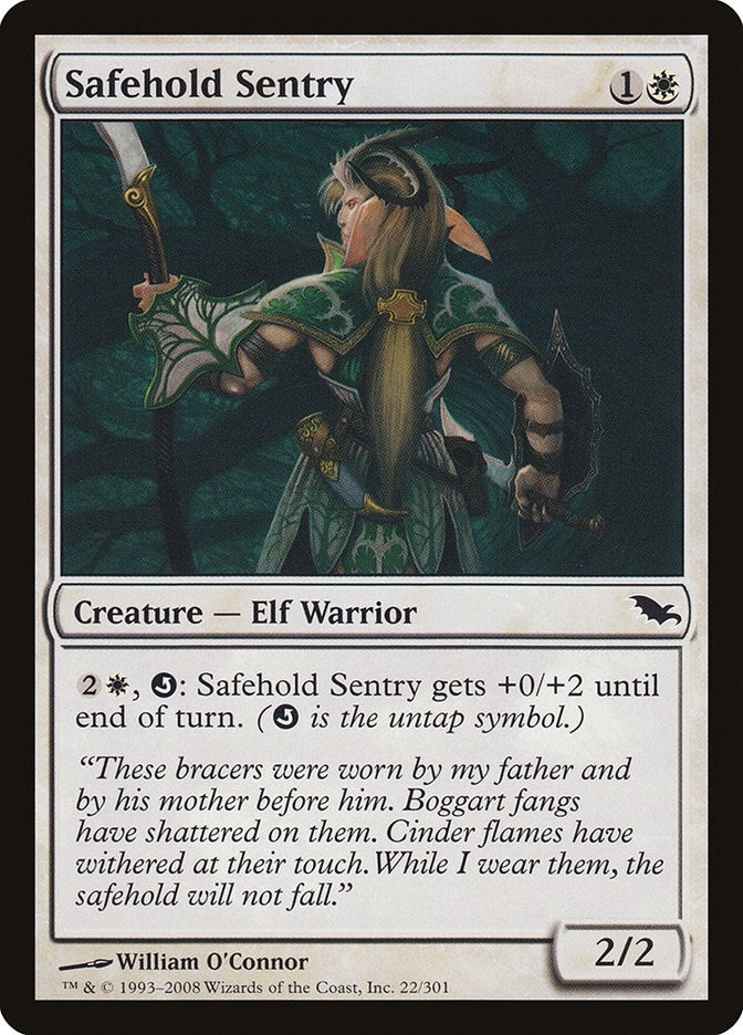 Image for Safehold Sentry (Shadowmoor) (22) - Magic: The Gathering