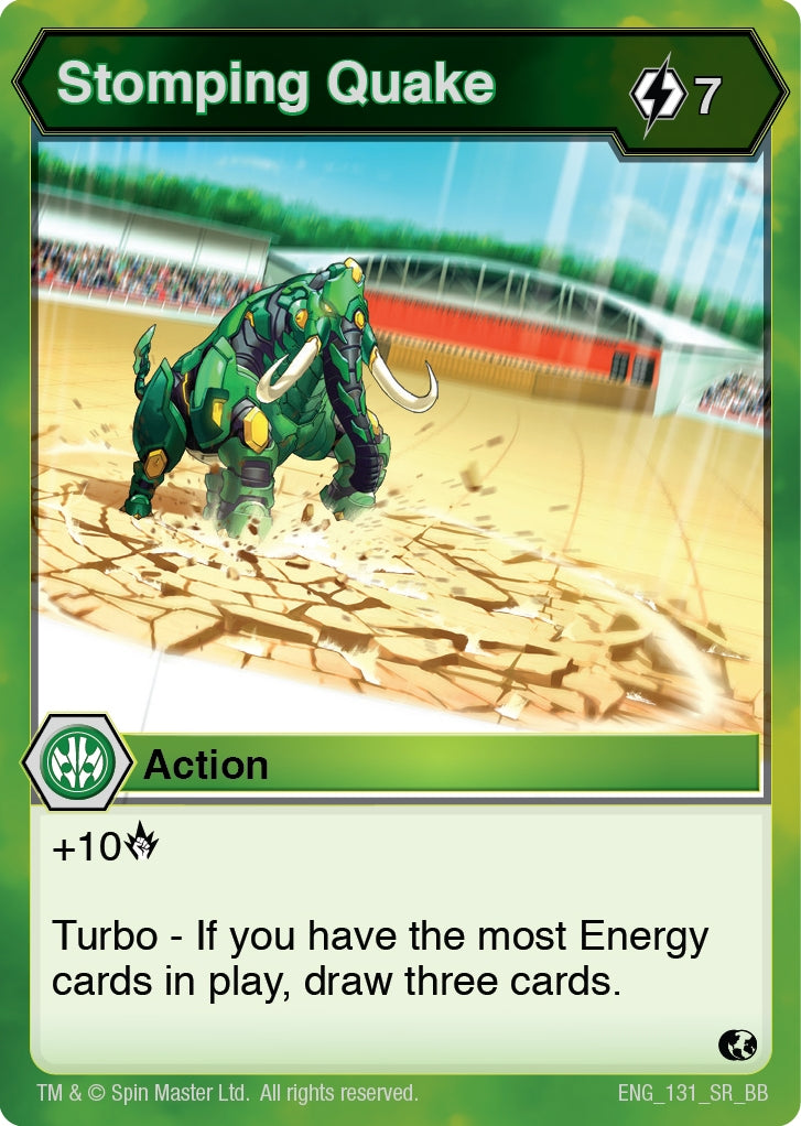 Image for Stomping Quake (Battle Brawlers) (131) - Bakugan TCG