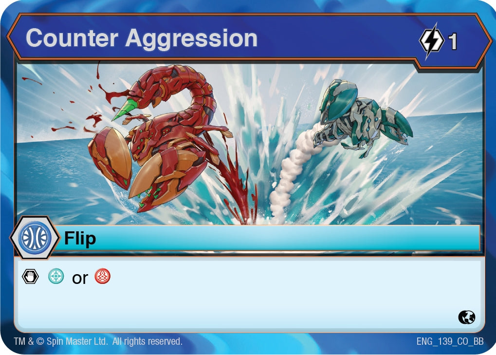 Image for Counter Aggression (Battle Brawlers) (139) - Bakugan TCG